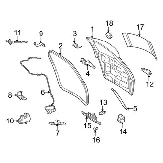 Mercedes-Benz OE - Lift Gate - Gate & Hardware