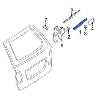 Mercedes-Benz OE - Rear Wiper Arm