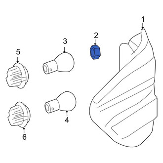 Mercedes-Benz OE - Tail Light Nut