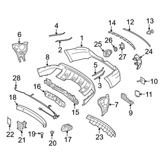 Mercedes-Benz OE - Rear Bumper - Bumper & Components