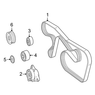 Mercedes-Benz OE - Cooling - Belts & Pulleys