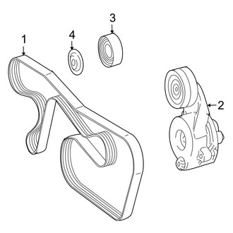 Mercedes-Benz OE - Cooling - Belts & Pulleys (Bluetec 4Matic)