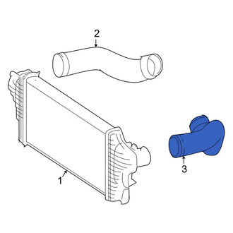 Mercedes-Benz OE - Intercooler Pipe