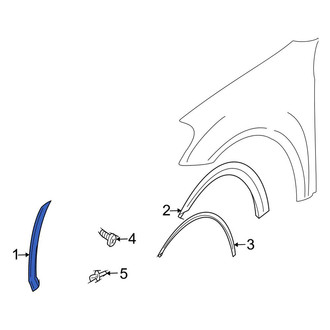 Mercedes-Benz OE - Front Left Wheel Arch Molding