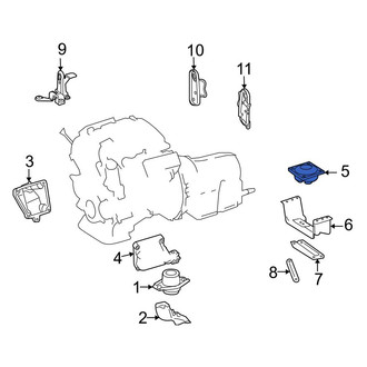 Mercedes-Benz OE - Automatic Transmission Mount