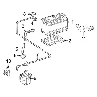 Mercedes-Benz OE - Electrical - Battery (Hybrid 4Matic)