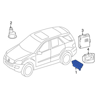 Mercedes-Benz OE - Rear Liftgate Latch Release Switch