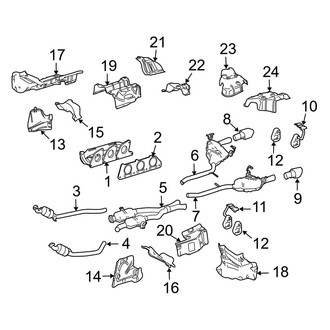 Mercedes-Benz OE - Exhaust System - Exhaust Components (3.5L)