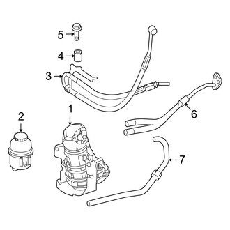 Mercedes-Benz OE - Steering Gear & Linkage - Pump & Hoses (3.5L)