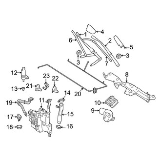 Mercedes-Benz OE - Windshield - Wiper & Washer Components