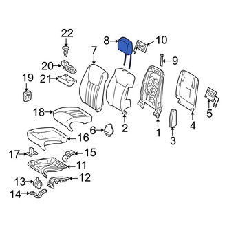 Mercedes-Benz OE - Front Headrest