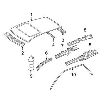Mercedes-Benz OE - Roof & Components (3.5L)