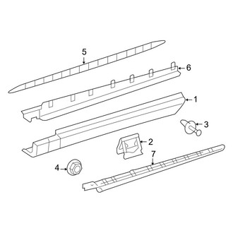 Mercedes-Benz OE - Pillars, Rocker & Floor - Running Board (3.5L)