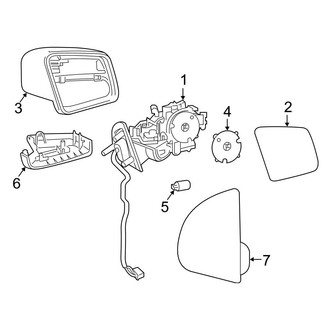 Mercedes-Benz OE - Front Door - Outside Mirrors (3.5L)