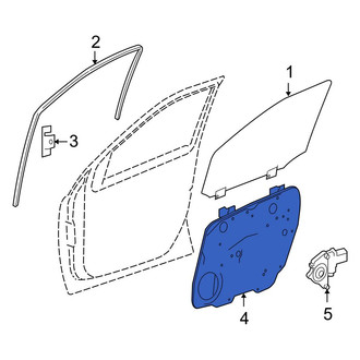 Mercedes-Benz OE - Front Right Window Regulator