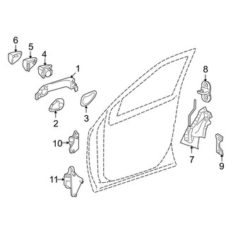 Mercedes-Benz OE - Front Door - Lock & Hardware (3.5L)