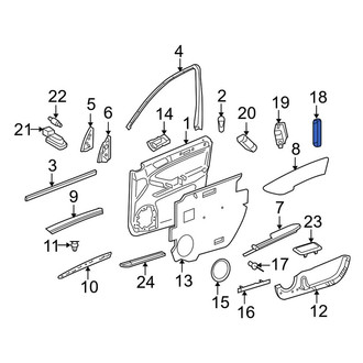 Mercedes-Benz OE - Front Left Door Window Lock-Out Switch