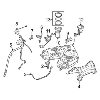 Mercedes-Benz OE - Fuel System Components (3.5L)