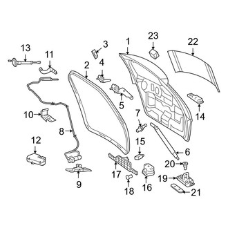 Mercedes-Benz OE - Lift Gate - Gate & Hardware