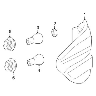Mercedes-Benz OE - Rear Lamps - Tail Lamps (3.5L)