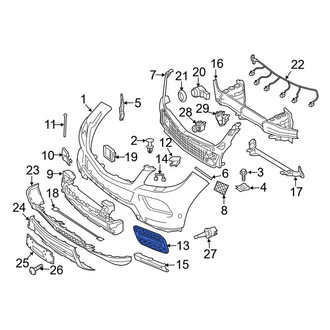 Mercedes-Benz OE - Front Left Jack Plug Cover