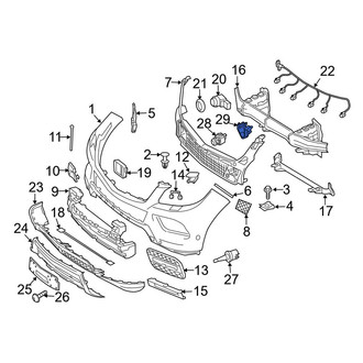 Mercedes-Benz OE - Park Assist Camera Bracket