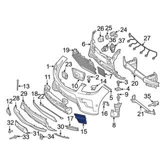 Mercedes-Benz OE - Front Left Outer Grille
