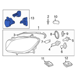 Mercedes-Benz OE - Front Left Headlight Restoration Kit