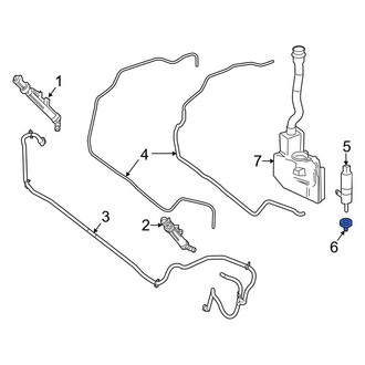 Mercedes-Benz OE - Headlight Washer Pump Grommet