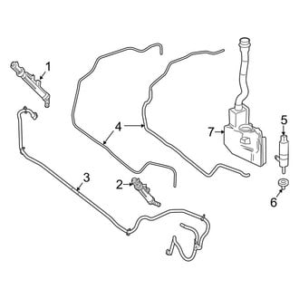Mercedes-Benz OE - Front Lamps - Washer Components