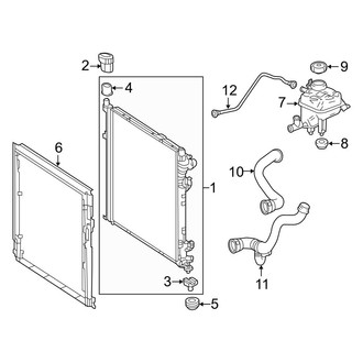 Mercedes-Benz OE - Cooling - Radiator & Components