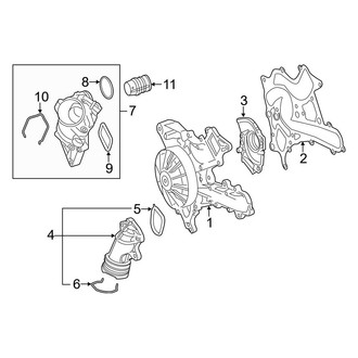 Mercedes-Benz OE - Cooling - Water Pump
