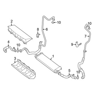 Mercedes-Benz OE - Cooling - Oil Cooler (5.5L)