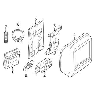 Mercedes-Benz OE - Electrical - Entertainment System Components (Rear Seat, Entertainment)