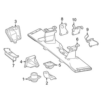 Mercedes-Benz OE - Engine & Transmission Mounting (3.0L)