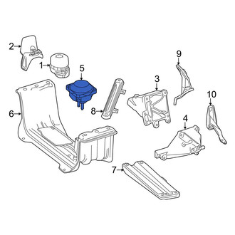 Mercedes-Benz OE - Automatic Transmission Mount