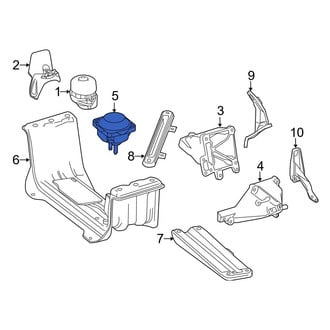 Mercedes-Benz OE - Automatic Transmission Mount