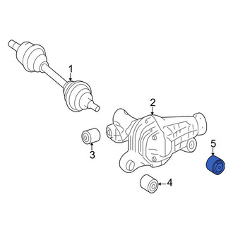 Mercedes-Benz OE - Front Forward Differential Housing Insulator