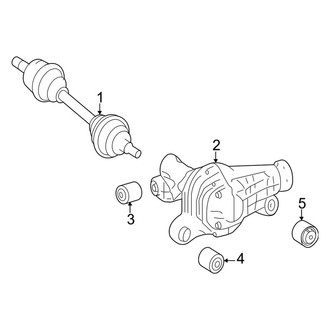 Mercedes-Benz OE - Front Suspension - Carrier & Front Axles