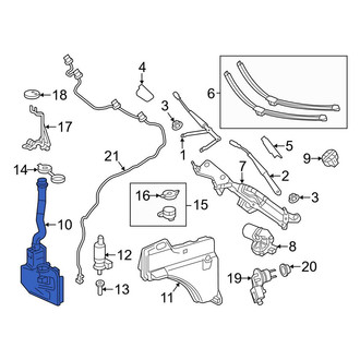 Mercedes-Benz OE - Front Washer Fluid Reservoir