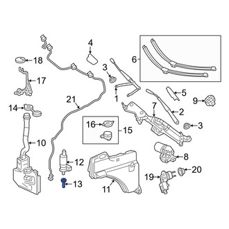 Mercedes-Benz OE - Windshield Washer Pump Grommet