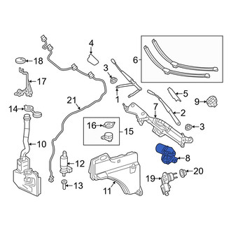 Mercedes-Benz OE - Front Wiper Motor