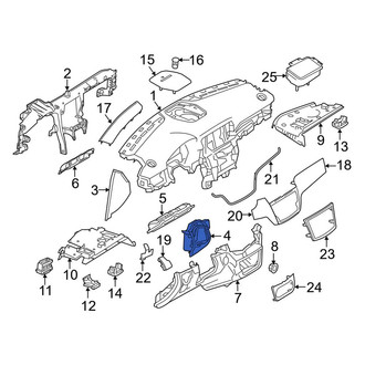 Mercedes-Benz OE - Left Steering Column Cover