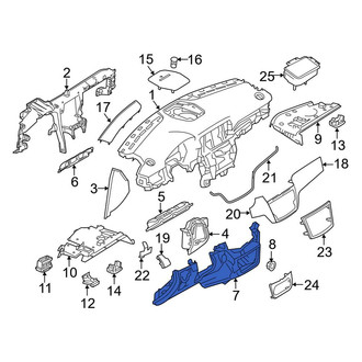Mercedes-Benz OE - Instrument Panel Cover