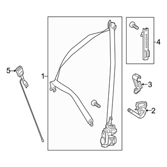 Mercedes-Benz OE - Restraint Systems - Front Seat Belts