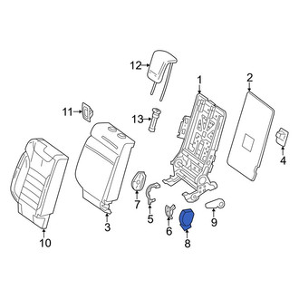 Mercedes-Benz OE - Rear Right Seat Back Cushion Cover