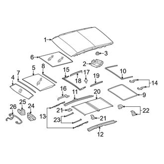 Mercedes-Benz OE - Roof - Sunroof (With Panoramic Roof)