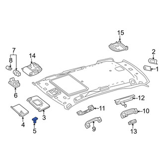 Mercedes-Benz OE - Sun Visor Support