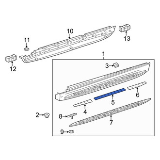 Mercedes-Benz OE - Center Running Board Stud