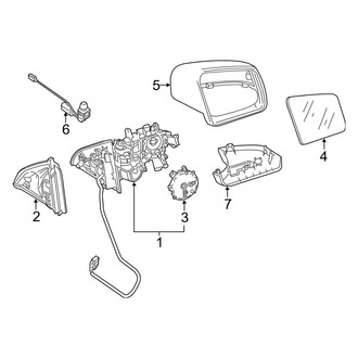 Mercedes-Benz OE - Front Door - Outside Mirrors